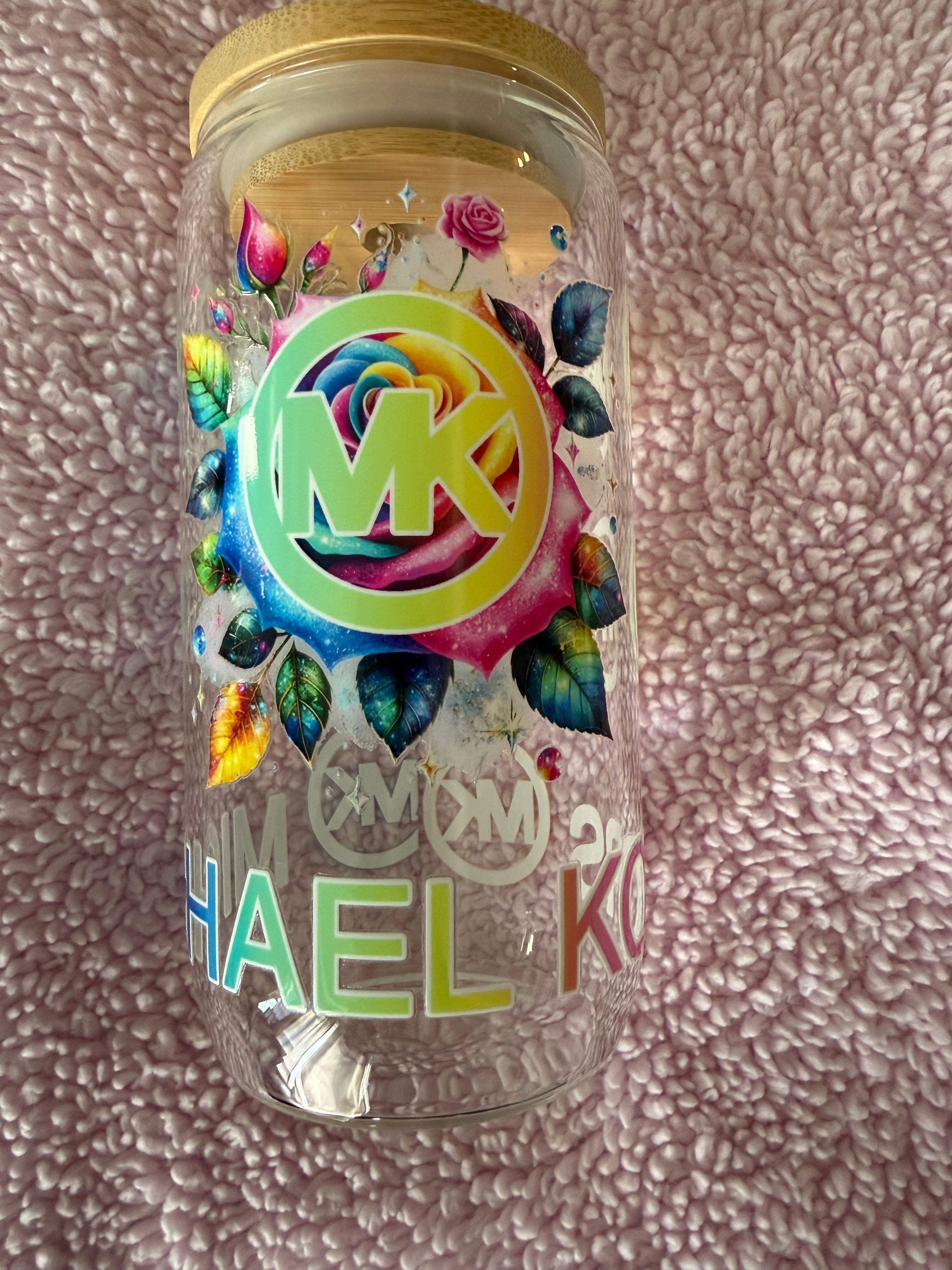 🌈 Rainbow MK Glass Cup
